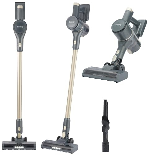 Beldray BEL01843VDE Airapid Akkustaubsauger - 500ml Staubbehälter, als Handstaubsauger verwendbar, motorisierte LED-Bodenbürste, inklusive Wandhalterung, HEPA-Filter, 2-in-1-Fugendüse & Bürste, 22.2V