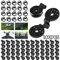 140 Pièces Clip Spécial Avec Œillet pour Toile Ombrage, Fixation Brise Vue, Clips en Plastique Ronds pour Pare-Soleil