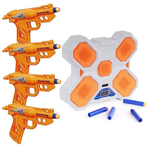 DX5 Zielscheibe Party Pack mit 4 Blastern kompatibel mit NERF - N-Strike Elite SnapFire - Dartblaster Modding, Blaster-Tuning & Zubehör