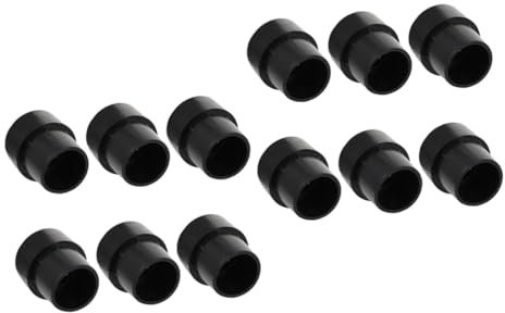 BESPORTBLE 2 Sets Trampolin-beinkappen-Tipps Mehrzweckmatten Für Trampolin-rutschabdeckungen Schwarz 6 Stück X 2