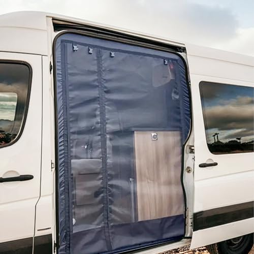 Zanzariera magnetica per porta scorrevole, 180 x 133 cm, zanzariere per auto, camper, porta laterale