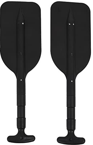iFutniew 2 x Teleskop-Paddel aus Kunststoff, für Kajak, Jet, Ski und Kanu, Sicherheitsbootzubehör