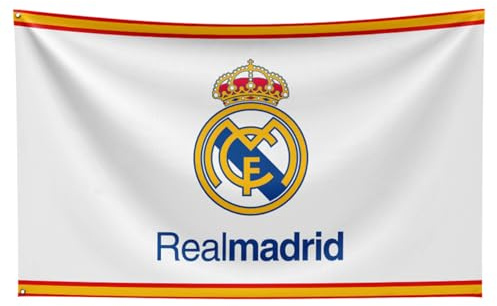 SKELASIRAL Real Madrid – FC Flagge, 7,6 x 12,7 cm