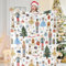 JarThenaAMCS Flauschige Nussknacker-Decke, Weihnachten, Aquarell, Nussknacker-Überwurf, Decke, Weihnachten, Cartoon, weiche, gemütliche Flanelldecke für Zuhause, Party, Bett, Sofa, Couch, 127 x 152 cm