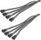 Xahpower Cable Divisores PWM de 4 Pines, Paquete de 2 Cable para Ventiladores de PC, 26CM