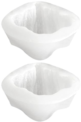IMIKEYA 2 Stück Mini-Croissant-Form Silikonform Wiederverwendbar Antihaft Für Croissants Fondant-Dekoration Kuchen Dekorationsform 3D-Form Für Diy Kuchendekoration Spülmaschinenfest