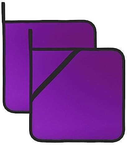 Compañero de cocina de color morado oscuro, juego de soportes para ollas para hornear resistente al calor, ideal para cocinar, barbacoa y hornos microondas