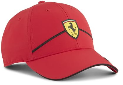 PUMA Unisex Ferrari Pro Baseball Cap Baseballkappe, Rosso Corsa, Einheitsgröße