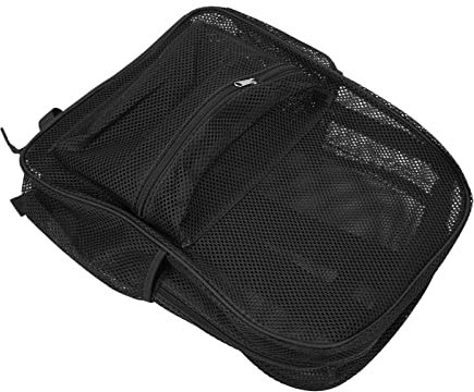 ZJchao Mochilas de Malla para Adultos, Resistente, Liviana, de Gran Capacidad, Lavable, Transparente, Mochila de Malla Negra, Mochila de Malla para Natación, Deportes de Playa (BLACK)