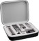 Koffer kompatibel mit Philips für Norelco Multigroom Series 7000 5000 Herren-Pflegeset mit Trimmer MG7750/49 MG7910/49 MG9510/60. Aufbewahrungshalter für Aufsatz-Trimmer (nur Box) - Grau innen