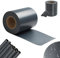 ISOISL Bandes Brise-Vue en PVC 200 m x 19 cm, Film Brise-Vue pour clôture Double Fil, avec 160 Clips de Fixation, Protection Contre Le Vent, Protection Solaire, clôture de Jardin, Anthracite