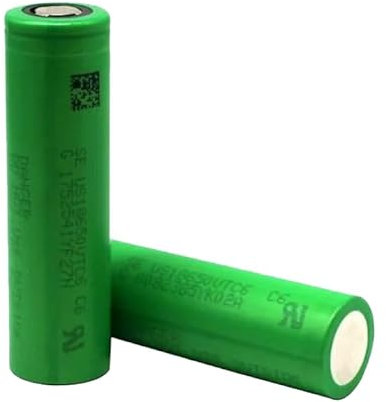 Piles Rechargeables 3.7V, 18650 VTC6 Batterie 3000mAh, Batteries Haute capacité pour Lampe Frontale LED, télécommande, Voiture télécommandée ZA