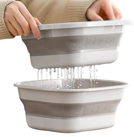 Cucina - Test Di Pasta Pieghevole | Ciotola Setaccio Pieghevole E Filtro Da Cucina | Setaccio In Silicone Pieghevole | Cesto A Gambe A Doppio Strato Con Inserto Setaccio - Accessori Pratici Per Pasta,