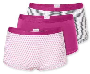 Schiesser Mädchen 3 Pack Unterwäsche Shorts Weiches Bündchen - 95/5 Organic Bio Baumwolle - Größe 140 Bis 176 Unterwäsche (3er Pack)