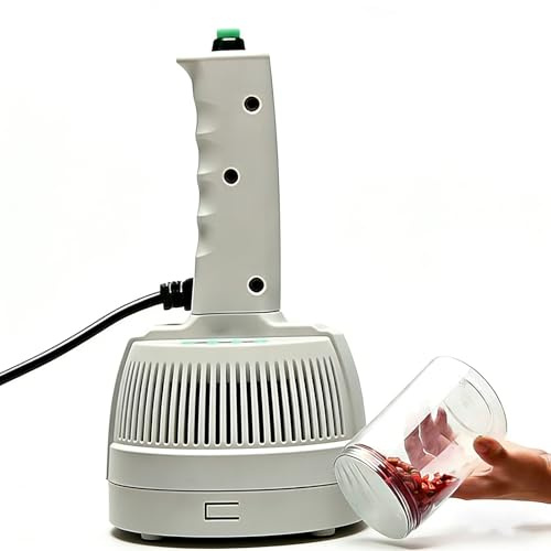 McbeAn Handheld Induction Sealer, 20-100mm Adjustable Electromagnetic Induction Sealing Machine with Power-Off Memory, Power: Adjustable From 0.8-1.2KW, for Packaging & Sealing