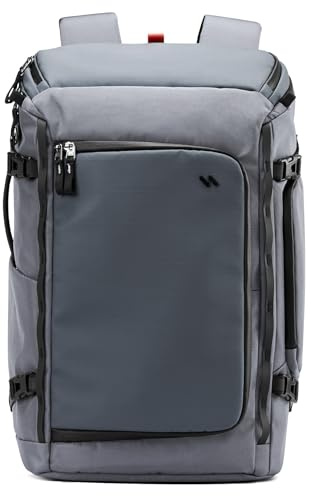 Inateck Groß Reiserucksack 40L, TSA Freundlich Handgepäck Rucksack,Grau | Spritzwassergeschützt Flugzeug Travel Carry on Laptop Backpack für 17 Zoll Laptop, für Business, Reise Weekender Trip