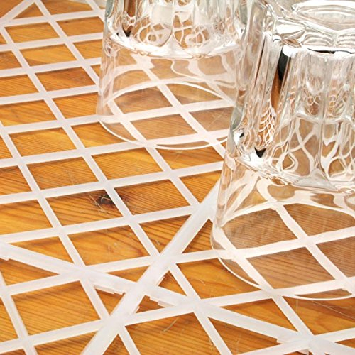 Glass Stacking Mats White - Pack of 20 | Glass Shelf Liner, Bar Glass Mats, Ventilation Mats - Ideal for Home Bars & Pubs