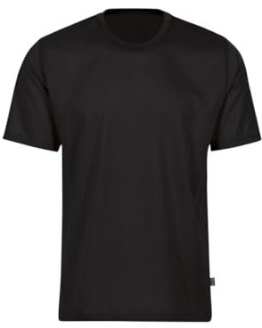 Trigema Herren T-Shirt 636202, Gr. Small, Schwarz (schwarz 008)