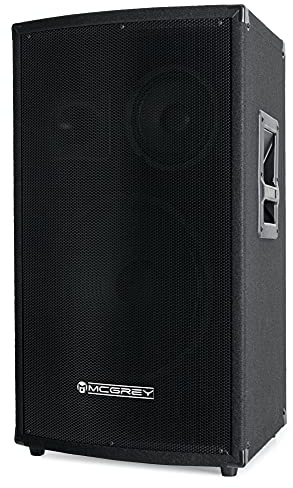 McGrey SL-12/3 3-Wege DJ PA Lautsprecher Box 30cm (12“) Subwoofer 600W (Passiv, 3-Wege System, Holzgehäuse)