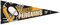 WinCraft NHL 65849014 Pittsburgh Penguins Premium Wimpel, 30,5 x 76,2 cm