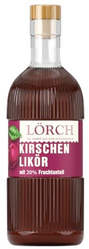 Lörch Kirschlikör - der feine Likör aus vollreifen Kirschen | alc. 20% vol | 1 x 0,5l