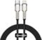 Baseus Cafule Metal Series, Lade- & Data Übertragungskabel, Schwarz, 1 m, 20 W, USB Type A & Lightning