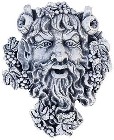 Stone and Style Wandkonsole Wandrelief Waldgeist frostfest wetterfest Steinguss Gartenfigur