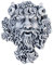 stoneandstyle Wandkonsole Wandrelief Waldgeist frostfest wetterfest Steinguss Gartenfigur