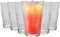 Duralex Verres à Cocktail Highball Prisme - 300 ML - Transparent - Lot de 12