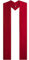 GraduatePro Klerus Gestohlen Stola Reversibel Priester Kirche Chor Priester Stahl Schärpe 239cm Rot
