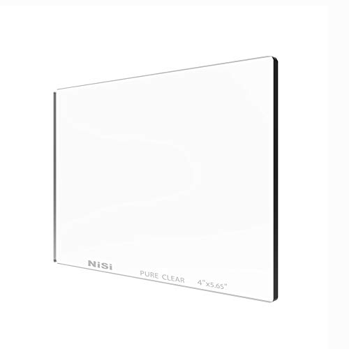 NiSi Uncoated White Pure Clear Filter - Cinematic Filter (4x5.65” Photo Filter Thread Size : 144 mm)