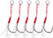 5pcs Fishing Barbed Hooks Heavy Duty Metal Fishing Hooks Large Sea Fishing Hooks Tuna Hooks for Fishing Tackle Accessory(11#)