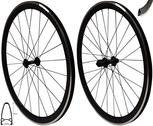 Redondo 28 Zoll Laufrad Set Rennrad V-Profil Felge 8-10-fach Schwarz