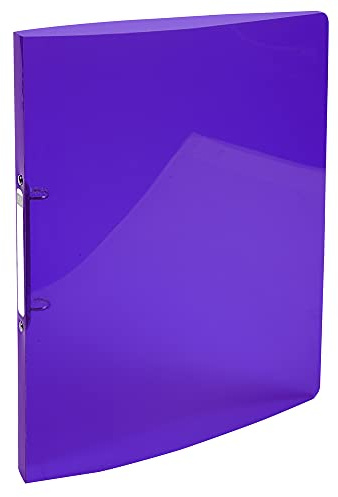 Exacompta flexible ring binder PP Iderama A4 2 rings purple