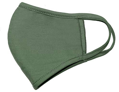 Weri Spezials Gesichtsmaske Mundschutzmaske Maske, Bandana,Multifunktionstuch, Staubmaske - Mund-, Atem-,Staub-, Gesichttuch, Mund-und Nase- Maske. Für Wandern Sport und Freizeit (M, Grau Olive)