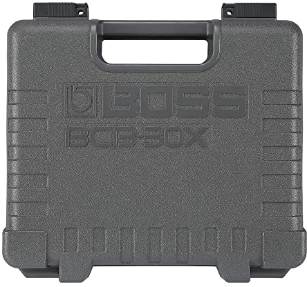 BOSS BCB-30X: Pedaliera Effetti per Chitarra Ultra-Portatile e Custodia con Coperchio Integrato | Piccola, Protezione Durevole e Robusta, Personalizzabile per i Vostri Pedali
