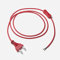 Lightstock RED Line - Zuleitung mit Euro-Stecker und Schalter, 150cm, 2x0,5mm²