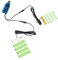 Diarypiece Type C USB to 1.5V 3V 4.5V 6V 9V 12V AA AAA Batteries Eliminators, 1-8pcs Batteries Adjust Voltage Power Cord