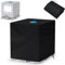 IBC Tank Abdeckung 1000L Neverland 420D Container Cover - Abdeckplane für Wassertank Behälterabdeckung, Staubdichte Anti-UV-Schutzabdeckung, 120 * 100 * 116cm, Schwarz