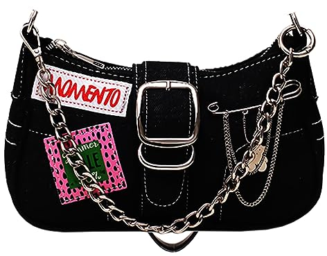 JeVenis Y2k Accessories Y2K Geldbörse Cross Crossbody Tasche Retro Vintage Cross Geldbörse Clutch Alt Zubehör, farbe