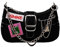 JeVenis Y2k Accessories Y2K Geldbörse Cross Crossbody Tasche Retro Vintage Cross Geldbörse Clutch Alt Zubehör, farbe