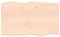 vidaXL Tischplatte, Holzplatte für Tisch Esstisch Couchtisch, Massivholzplatte Handgefertigt mit Baumkante, Ersatztischplatte, 100x60x(2-4) cm Massivholz Unbehandelt