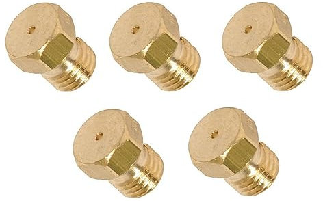 lmoikesz 5x Convenient Kitchen Knobs - Easy Replacement For Any Hob Parts Metal Burner Hob Hob LPG