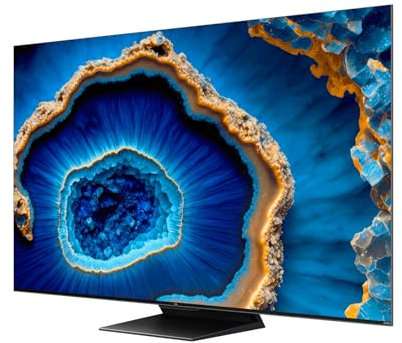 QLED MINI LED 100HZ/144HZ, 4000PPI, Dolby Vis IQ-Atmos, DTS-HD, HDR10+, TCL - 65C809