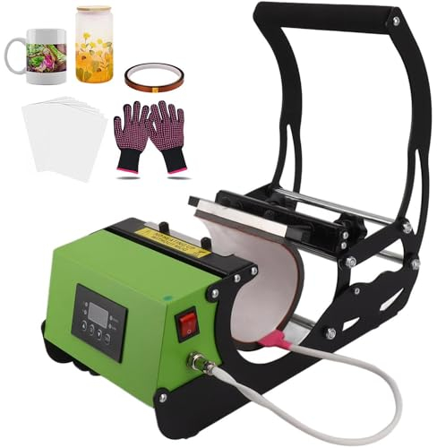 Machine de presse à chaud pour gobelet, presse à tasse, écran tactile pour 30OZ, 20OZ, 16OZ, 11OZ, blancs de sublimation droits, gobelets fins, tasses, bouteilles d'eau, impression par sublimation,B