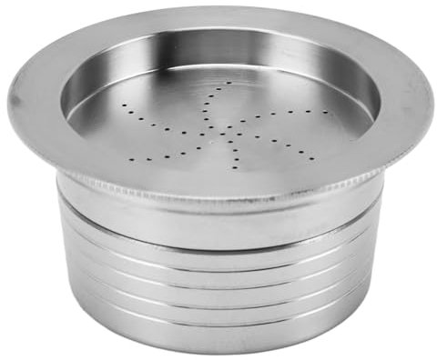 gernie Reusable Coffee Pod, Stainless Steel Refillable Coffee Pod Capsules with Spoon & Brush Stainless Steel Filter Cup for Lavazza A Mio Coffee Machine Accessory, for Home Kitchen Use