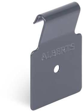 Alberts 688288 Dekorhaken für Doppelstabmatten - Gr. S - sendzimirverzinkt - anthrazit - kunststoffbeschichtet - RAL7016