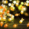 Hasen Lichterkette 5m, Ostern Lichterkette, Bunny Karotte Led Osterbeleuchtung, Osterdekoration Lichterkette, Led Osterbeleuchtung, Osterdeko Innen für Party garte