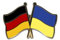 Generisch Flagge Deutschland/Ukraine Freundschaftspin Anstecker Pin Fahne