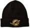 New Era Miami Dolphins NFL Metallic Logo Cuff Knit Schwarz Gold Beanie-Mütze - One-Size